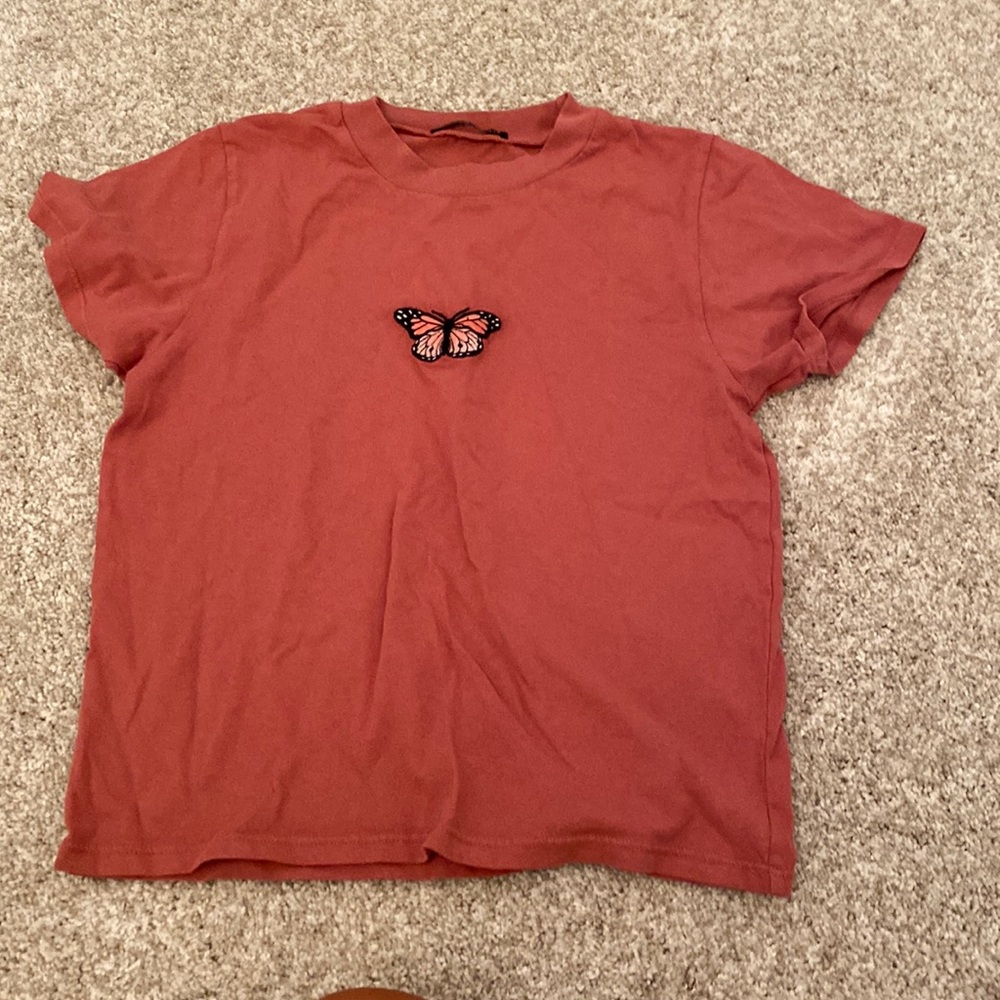 brandy melville butterfly shirt